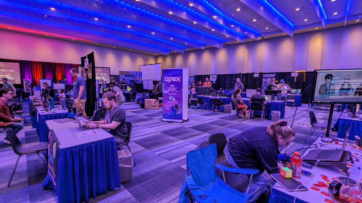globalgamejam's tweet image. We are sponsoring the Independent, Student, and Experimental Zone at @TheGDEX this weekend! Come say hi! 💜✨

#gamedev #indiedev #indiegames