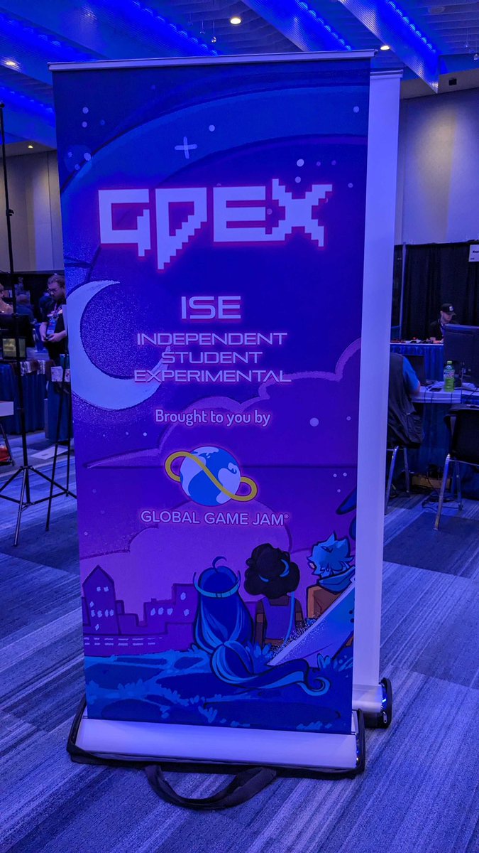 globalgamejam's tweet image. We are sponsoring the Independent, Student, and Experimental Zone at @TheGDEX this weekend! Come say hi! 💜✨

#gamedev #indiedev #indiegames