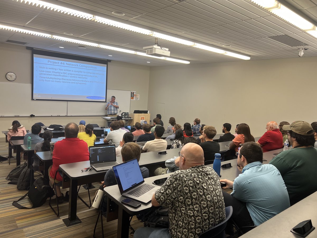 10 years ago we published our first SNN/neuromorphic paper out of the TENNLab Neuromorphic group at UTK.  Today we had an all-hands meeting with 50+ people, all actively working on neuromorphic computing in the Tennessee area. So proud of this team!