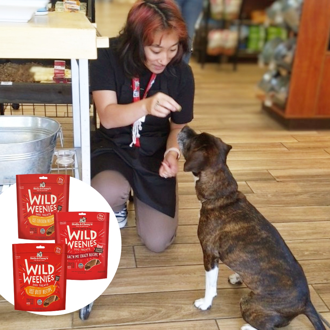 Calling all pet parents! This weekend, enjoy FREE samples of Stella and Chewy's Wild Weenies - delectable treats made with real meat & packed with flavor and nutrition. See you there! 6/24 + 6/25, from 10 am - 2 pm Find a store: petfood.express/stores/ #petfoodexpress