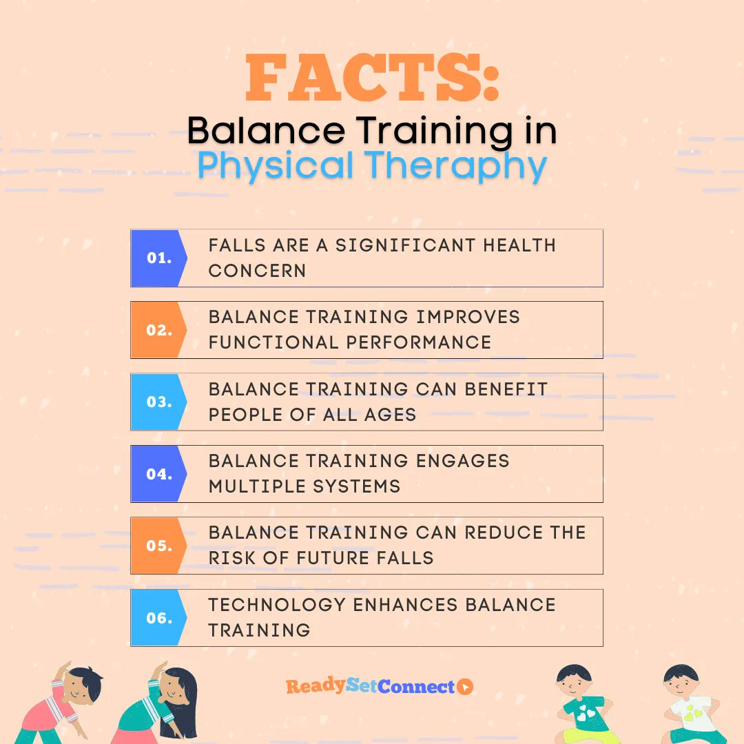 set_connect's tweet image. Uncover Fascinating Facts about Balance Training in Physical Therapy! 🏋️‍♀️✨

Reduce falls, enhance performance, benefit all ages, engage multiple systems, prevent future falls, embrace technology.

#BalanceTraining #FallPrevention #FunctionalPerformance #TechnologyAdvancements