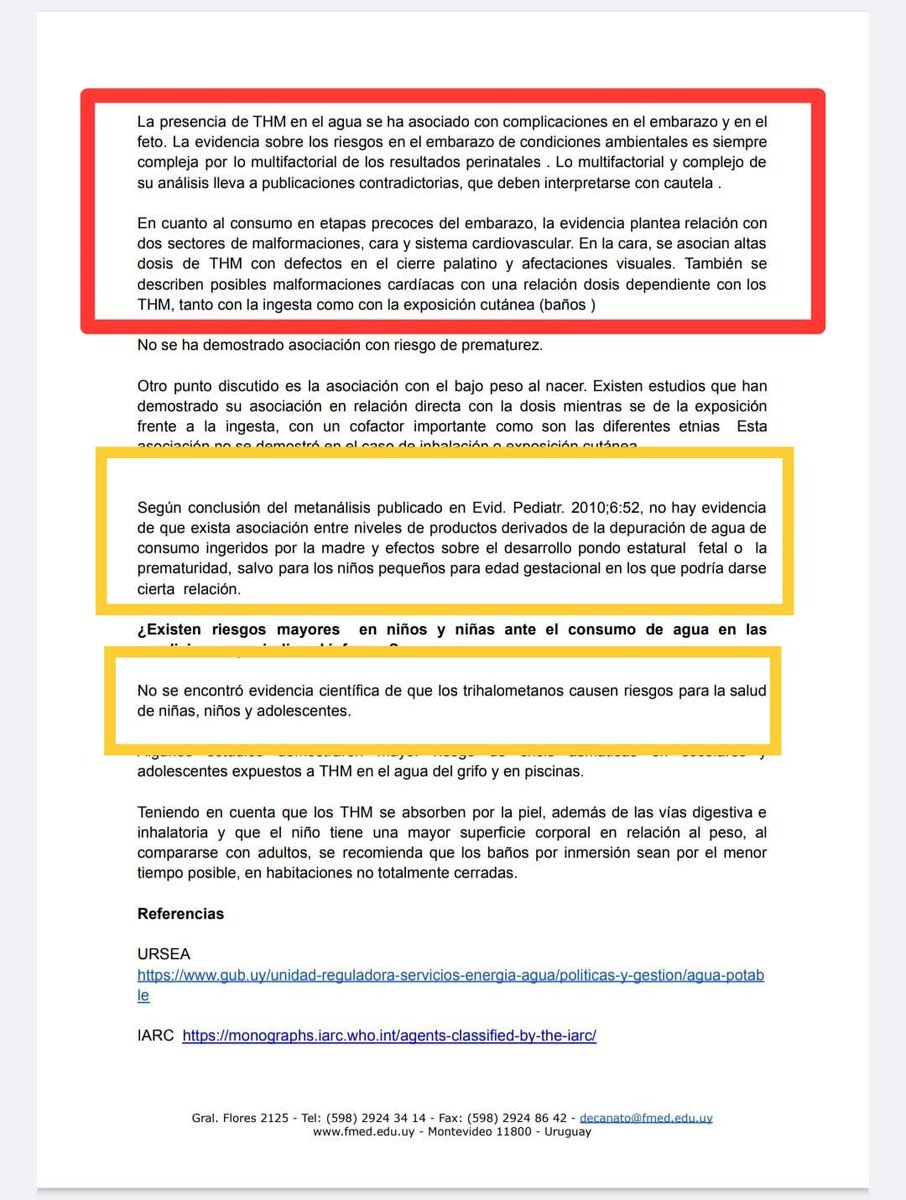 En rojo, el parrafo que Carolina Cosse utiliza para hacer campaña terrorista contra el gobierno. En amarillo lo que realmente dice el informe. Es hora de realizarle una pericia psiquiatrica para ver si realmente puede estar al mando de Montevideo