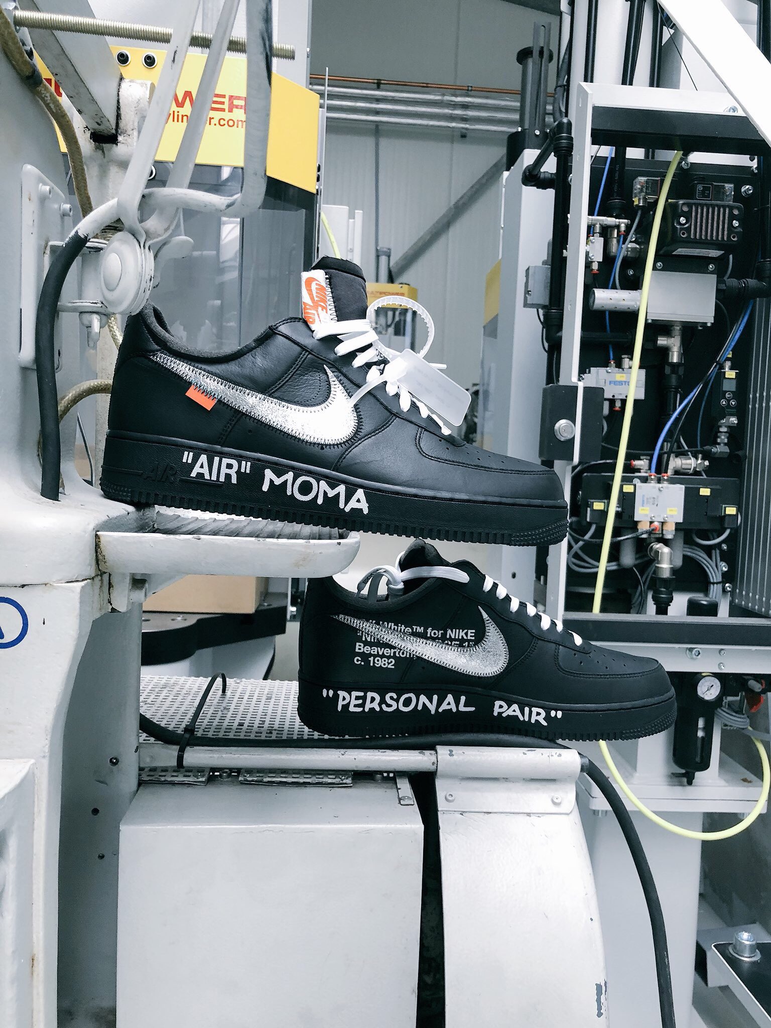 Ovrnundr on X: Off-White x Nike Air Force 1 Low “MoMA”