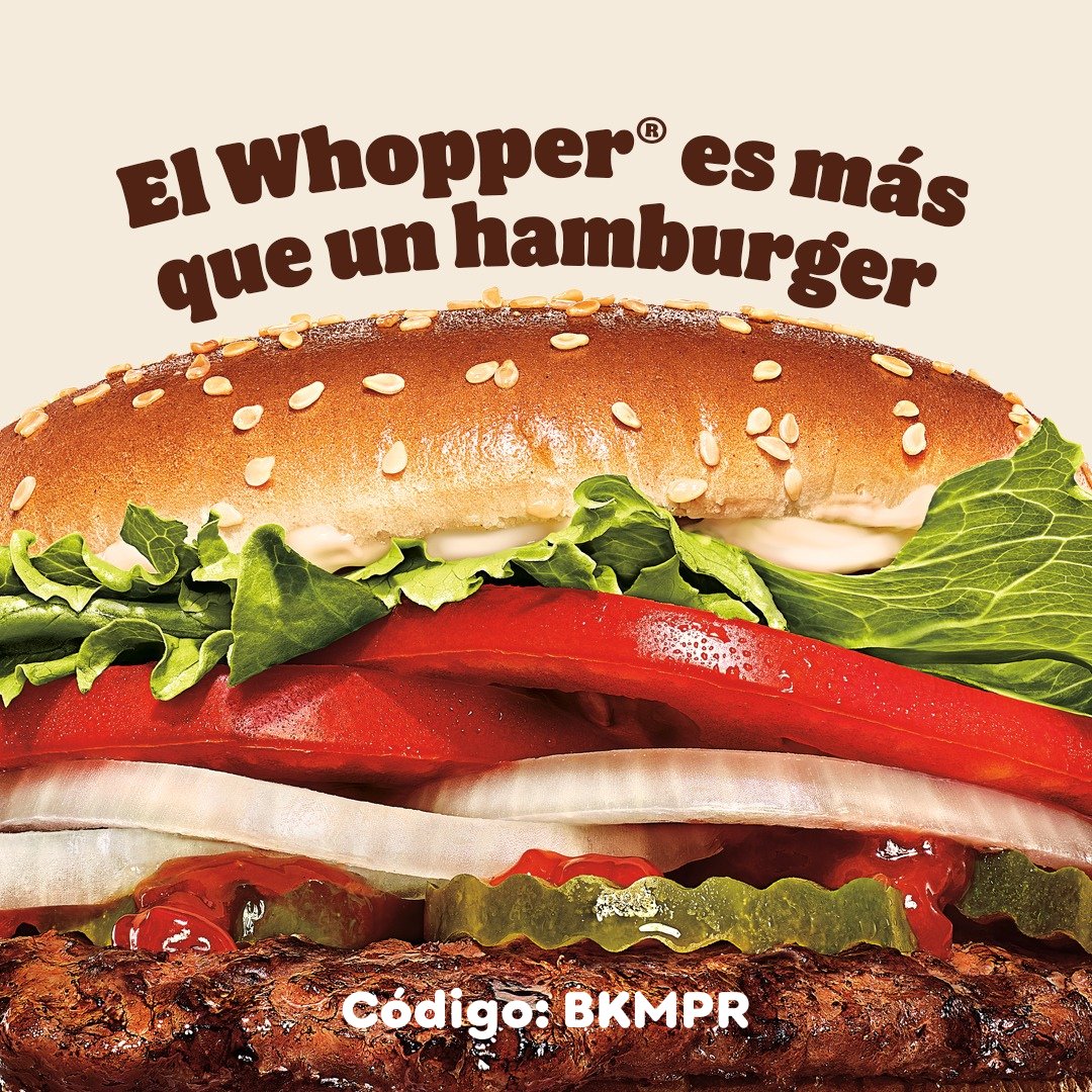 Escoge, ordena y disfruta del auténtico sabor del Wopper de Burger King desde donde estés. Aprovecha el Delivery Gratis solo este fin de semana utilizando el código: BKMPR 

#Delivery &amp; #Pickup disponible en munchiespr.com