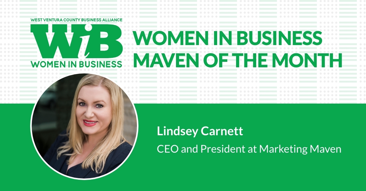 Meet Lindsey Carnett, our "Maven of the Month" brought to you by #WVCBA Women in Business! 💫 As CEO of <a href="/MarketingMaven2/">Marketing Maven</a>, she provides innovative solutions. Advice for new #business owners? Seek a mentor! 

Connect with Lindsey and learn more! 🔗: bit.ly/3JjOPP1
