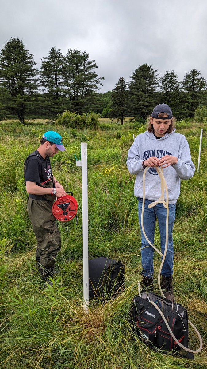 Training the next generation of well water samplers. #waterquality #buffers @agsciences @PSUecosystems @psuextension