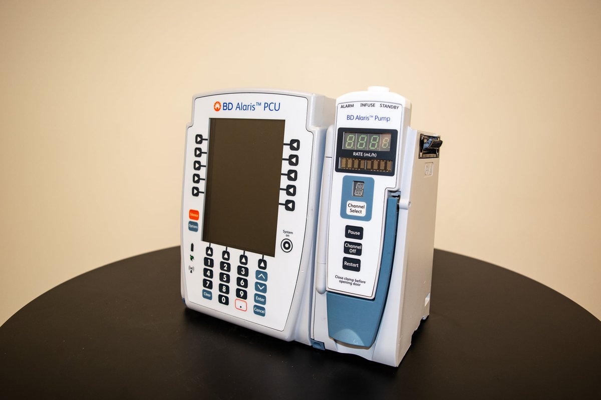 somatechintl's tweet image. The BD Alaris PC Unit features the ability to connect 5 different modules to fully customize an infusion delivery system based on the needs of your facility. Message us for quotes and more info!

#InfusionPump #Alaris8015 #SomaTechIntl #MedicalEquipment #MedicalDevices