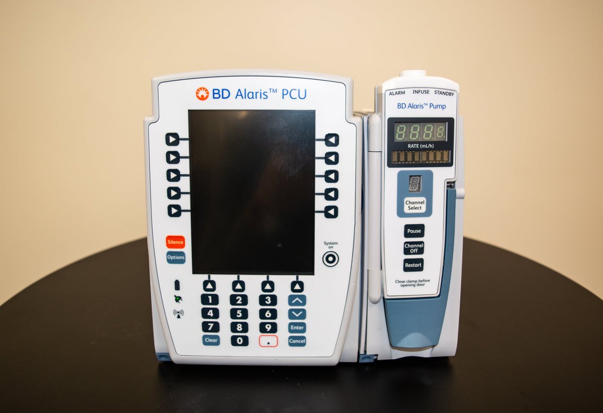 somatechintl's tweet image. The BD Alaris PC Unit features the ability to connect 5 different modules to fully customize an infusion delivery system based on the needs of your facility. Message us for quotes and more info!

#InfusionPump #Alaris8015 #SomaTechIntl #MedicalEquipment #MedicalDevices