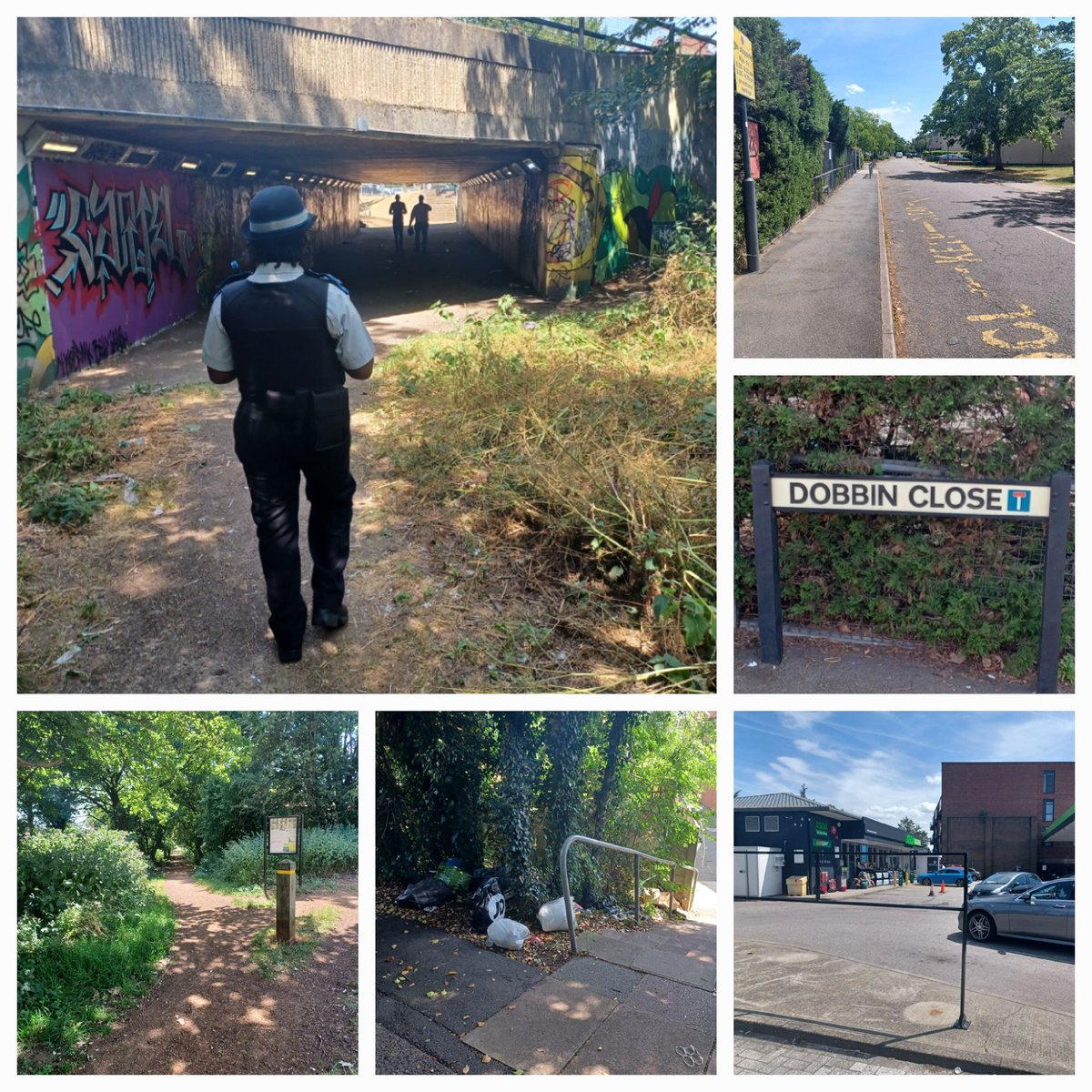 Due to a recent incident at Belmont Circle, SNT Officers have been conducting targeted/reassurance patrols in the area
#MyLocalMet 
#CommunityEngagements 
#StreetSafe