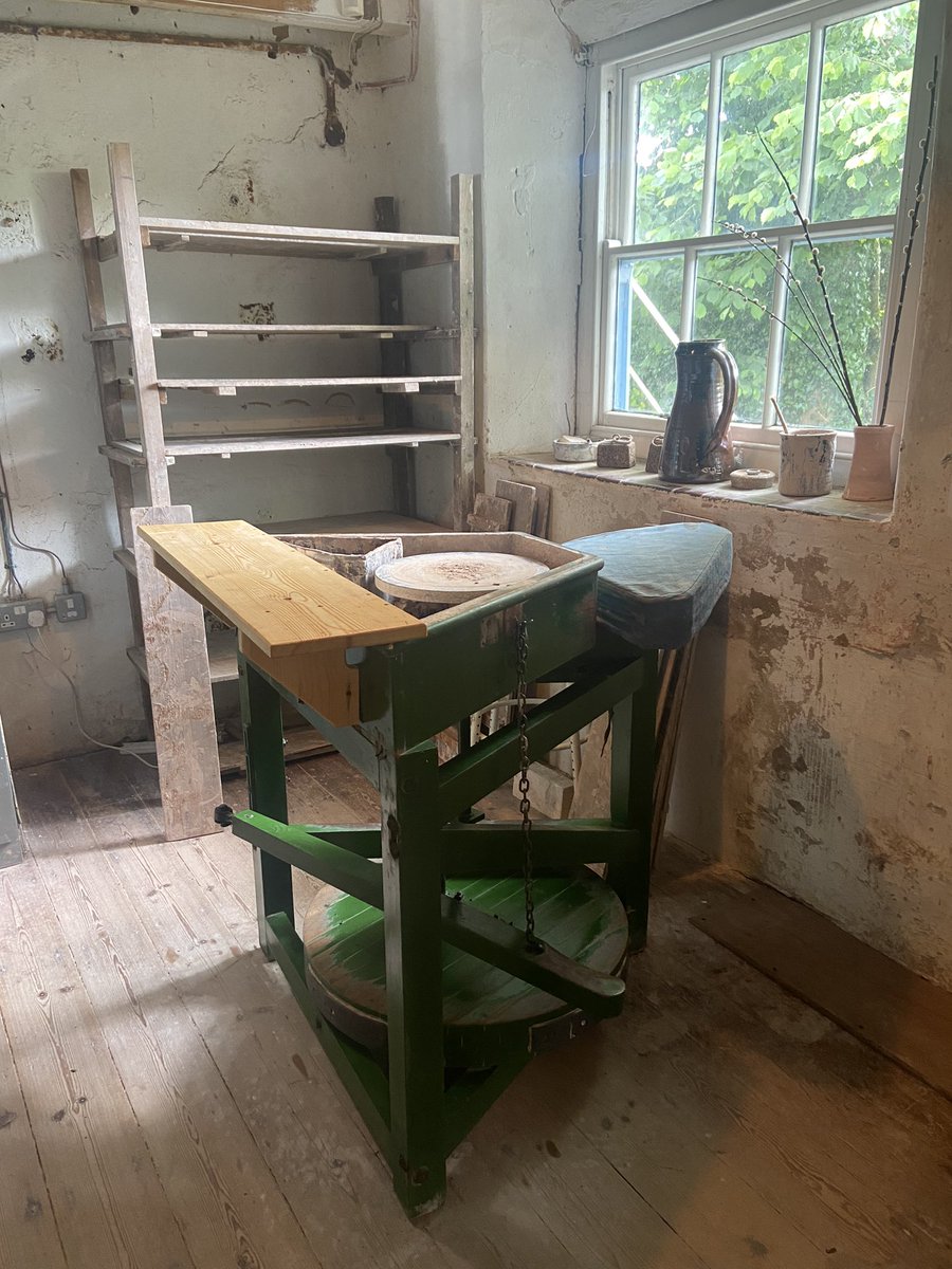 RuthInHeritage's tweet photo. When in St Ives - couldn’t miss a visit to the Leach Pottery. Great storytelling &amp; wonderful to see a spotlight on female potters like Katharine Pleydell-Bouverie https://t.co/yigWbxUuey