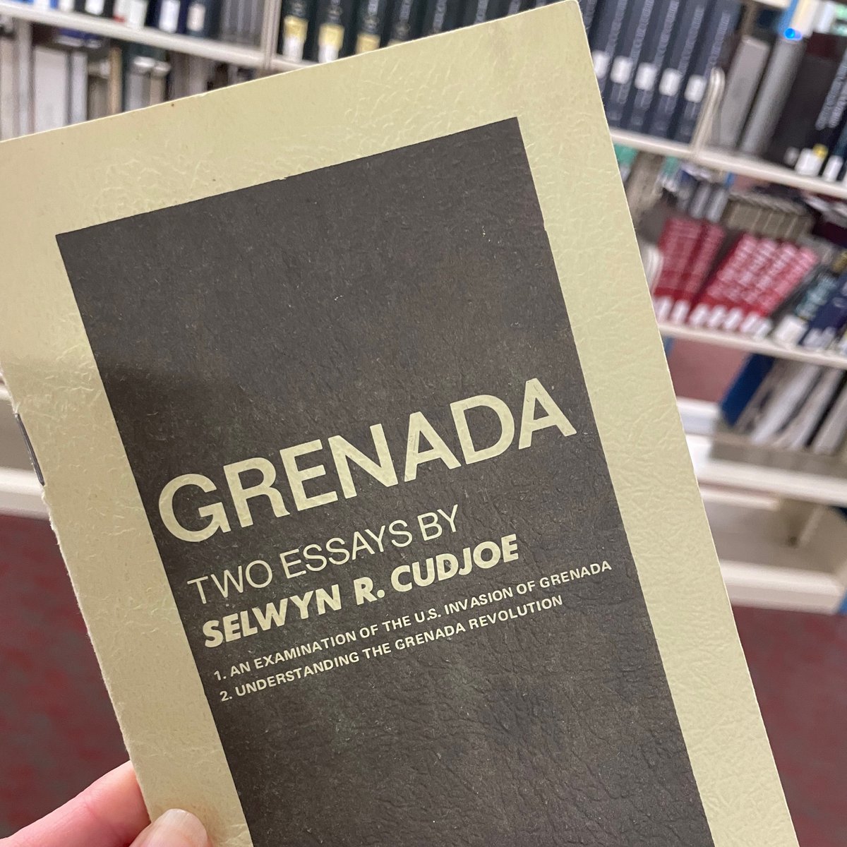 Returned a very late ILL V.S. Naipaul book and our ILL librarian handed me this booklet he had been saving for the next time he saw me because he thought I would be interested. (He was right.) 😊 #librariansrock