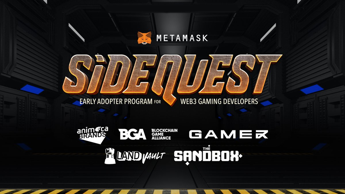 🦊We teamed up with @animocabrands @BGameAlliance @G7_DAO @TheLandVault & @TheSandboxGame to empower the world’s finest builders to unlock the full potential of web3 through the Early Adopter Program for Gaming Developers: Sidequest. We’re thrilled to reveal the winners 🧵👇