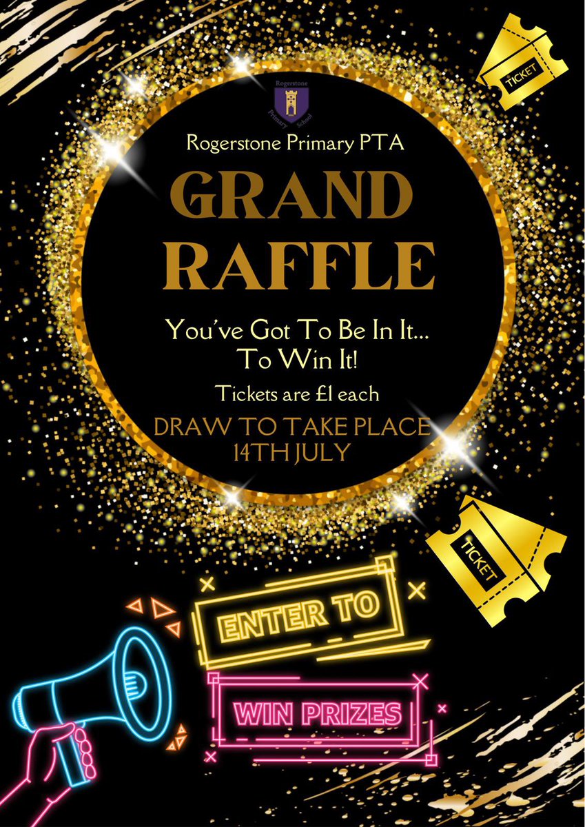 🌟GRAND RAFFLE🌟 Ticket sales start Friday July 7th! We've had some AMAZING prizes donated by some lovely local businesses, we'll be posting prizes over the next couple of weeks 🤩
