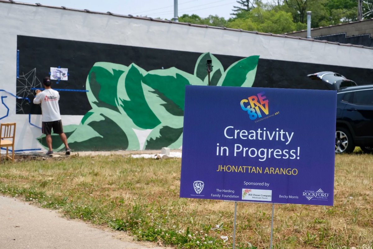 gorockford's tweet photo. We're on a CRE8IV mission to strength and enhance the Rockford region through transformational public art. 🎨 ❤️ 

Learn how here: https://t.co/IDoImjZbte 

#GoRockford #CRE8IV #publicart @rockfordchamber https://t.co/JAmnI74d17