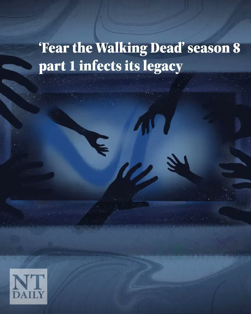 ntdaily's tweet photo. DOSE: ‘Fear the Walking Dead’ season 8 part 1 infects its legacy 

📝: @IBelkoura 
🖼️: Allie Garza

Read more: https://t.co/vnChzllLaw https://t.co/8JNXTyRA30