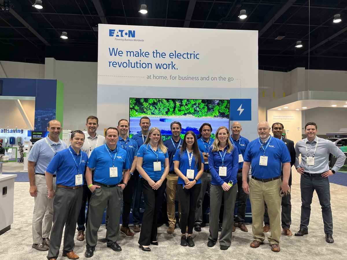 It was great to share our latest EV innovations at @EVS36CA last week! The electric revolution is moving fast, and we're proud to make it work for vehicles, the grid and everywhere in between: eaton.works/42WCYgQ #EVS36 #EnergyTransition