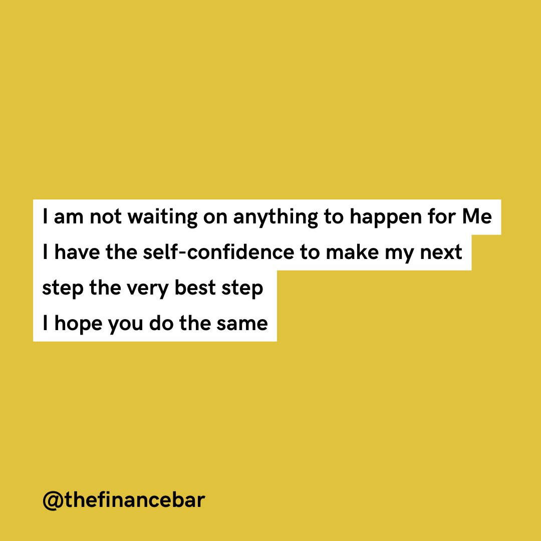 I hope you do the same.
#thefinancebar #financialwellness #financialwellbeing #personalfinance #finance #money #selfcare