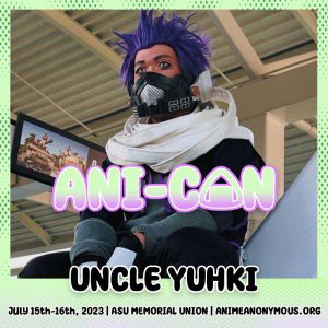 AniConvention's tweet photo. We’re welcoming Uncle Yuhki to Ani-Con 2023! We can’t wait to have this local legend host panels at the con! https://t.co/pHcrYULyCs