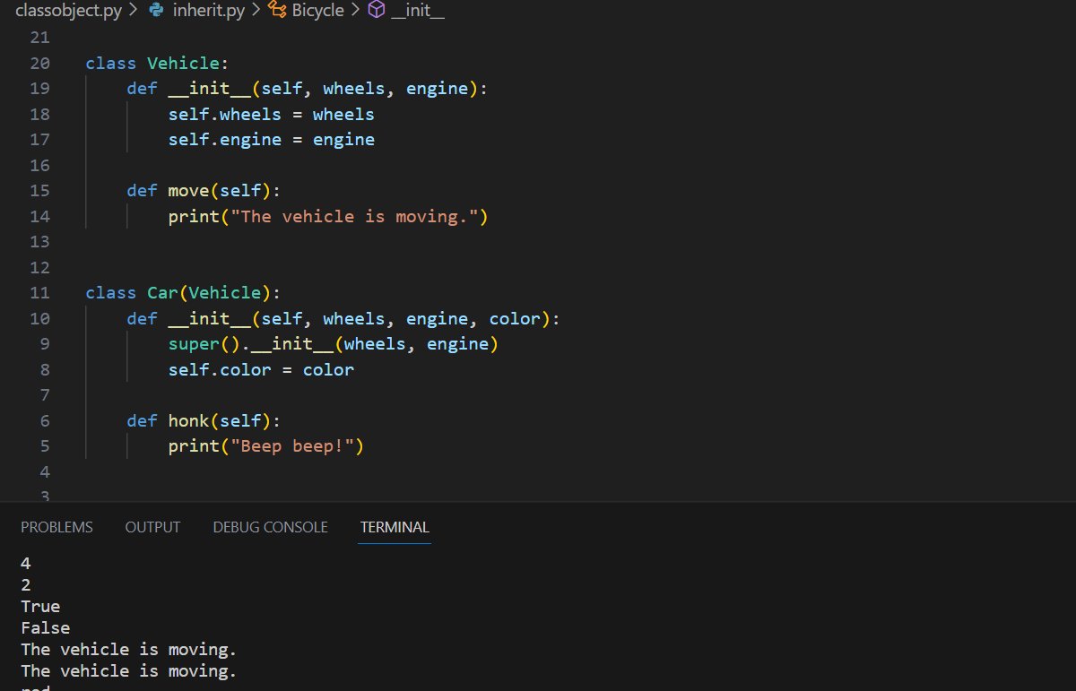 UpendraNeupan17's tweet photo. I did simple inheritance project today,  Day23
@lftechnology

#60DaysOfLearning2023 #LearningWithLeapfrog #LSPPD23#learningpython https://t.co/U8R1CDlbv2