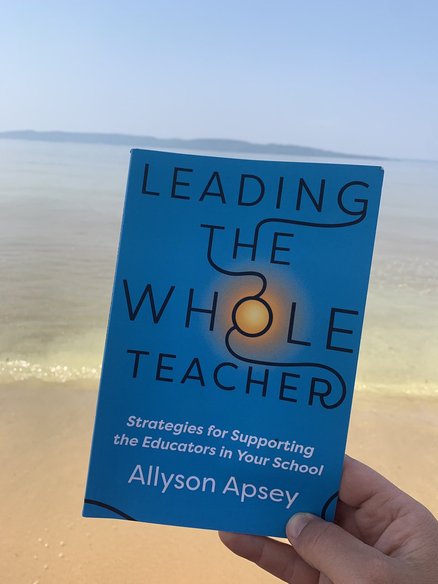 Looking forward to implementing ideas from @AllysonApsey to support the whole teacher and increase our collective teacher efficacy in 2023! #ThankYouTeachers #SummerRestRefresh