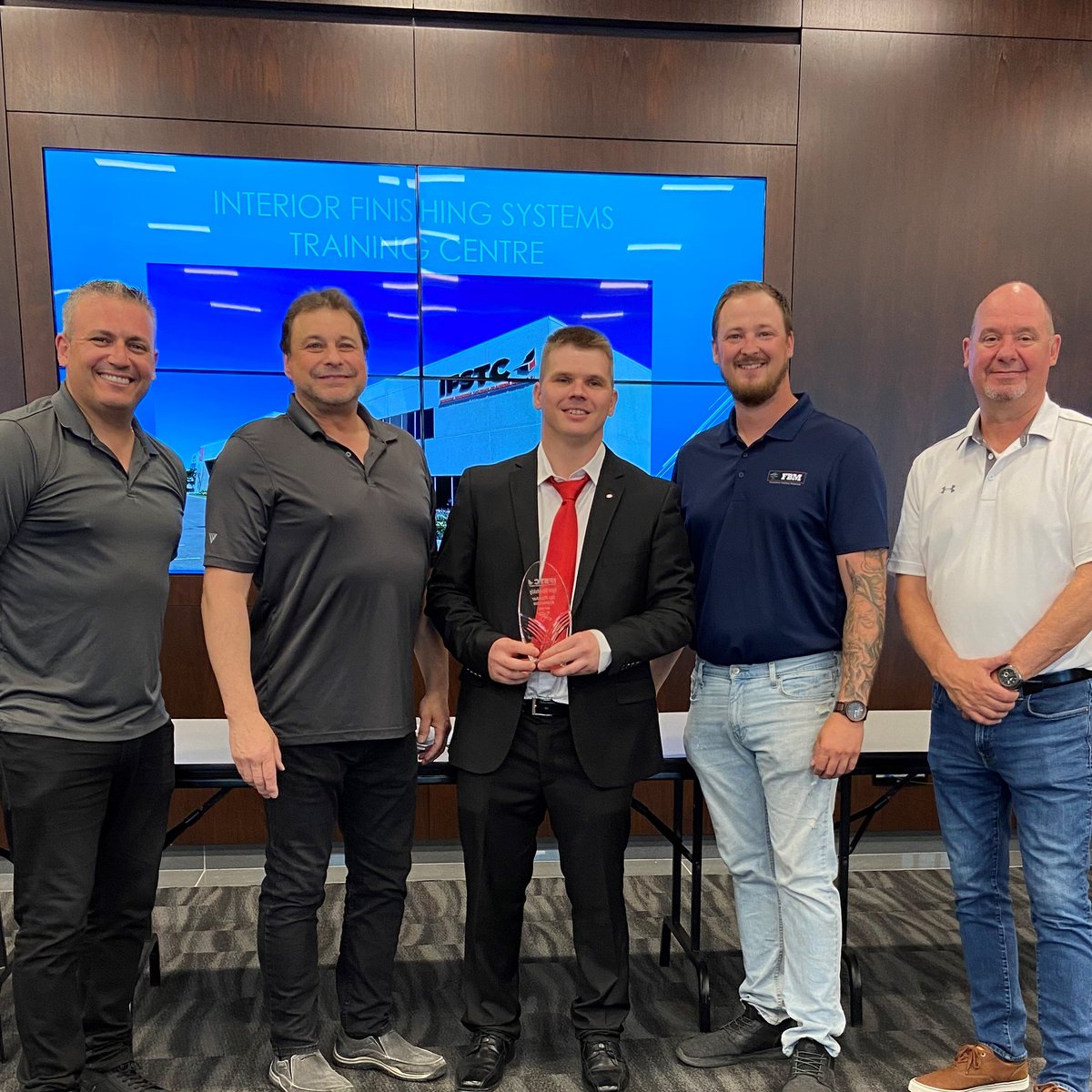 So proud to announce the graduation of all 13 Finisher Apprentices!  Top Apprentice Award was sponsored by FBM and granted to Igor Savytskiy and Top H&amp;S was awarded to Tashana Daley!  Congratulations to you all! ABIG THANK YOU to FBM for sponsoring the Top Apprentice Scholarship!