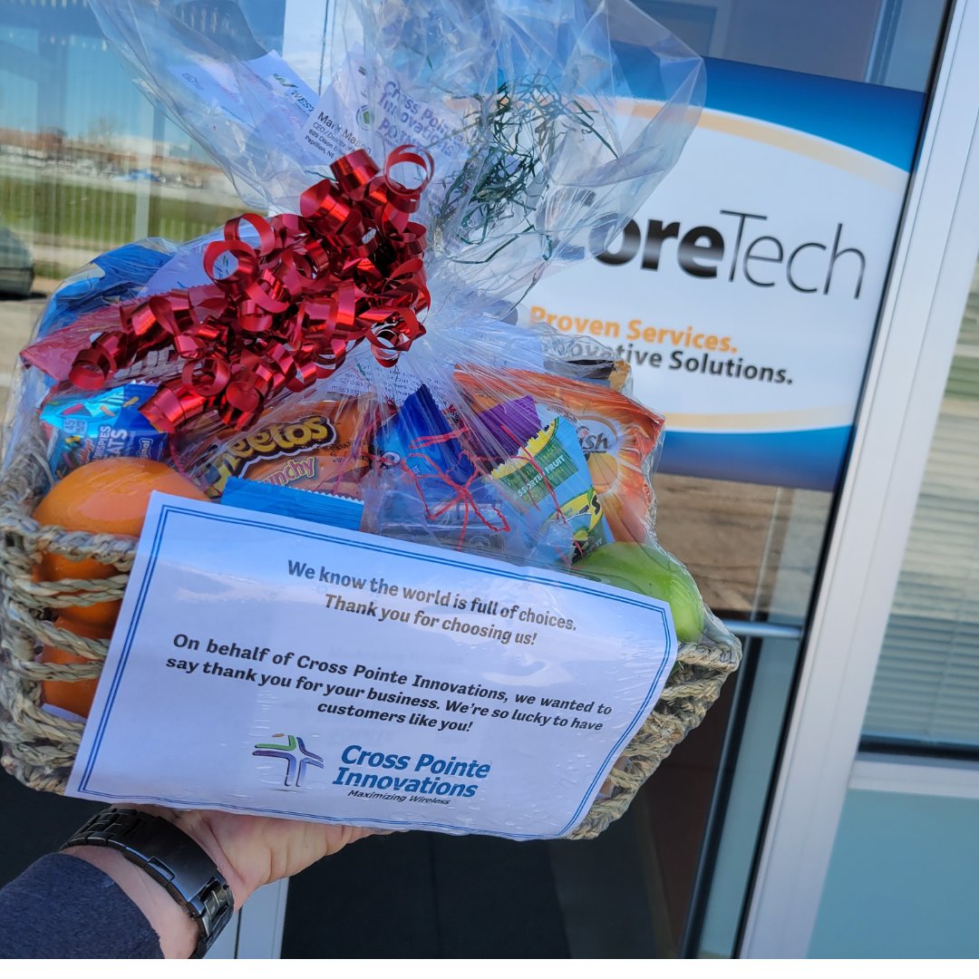 sheldonhawksr's tweet image. Excited to be delivering to the amazing team at Coretech today! Serving the innovative minds of Cross Pointe Innovations is always a pleasure. Cheers to a successful delivery! 🚚💻🎉 #Coretech #CrossPointeInnovations #DeliveryDay