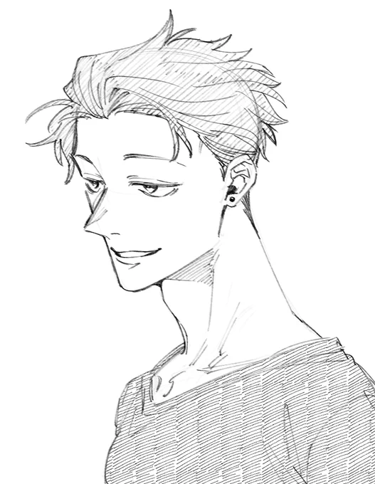 らくがき 飄々おにいさん