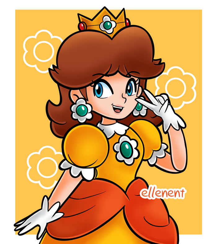 ellenent's tweet photo. Princess Daisy in the 2D art style 🌼
#Nintendo #SuperMario https://t.co/lPDYtxzZKm