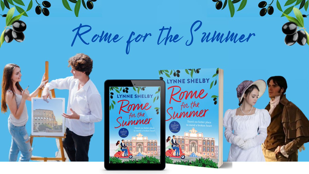 Two English girls in Rome. Two dashing artists. 
A two hundred year old romantic mystery.

ROME FOR THE SUMMER ☀️💕

Out now in ebook & paperback! 
Visit Rome with a book! 
#summerreading #holidayreading 

📚amazon.co.uk/Rome-Summer-fe…