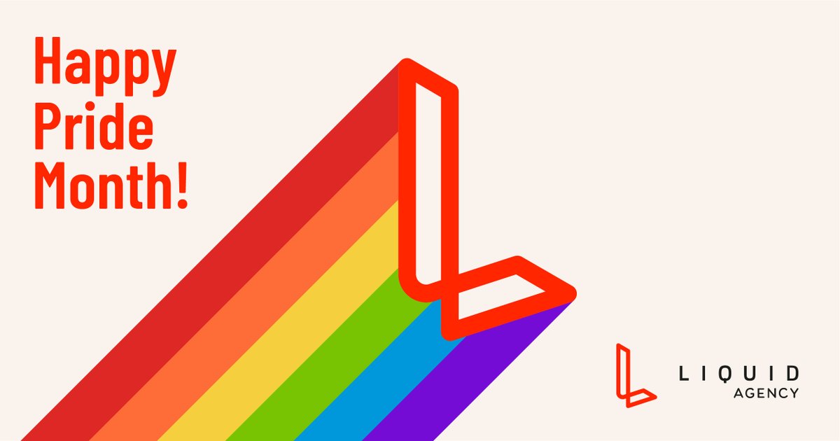 At Liquid Agency, we’re known for building brands people in, but here’s something we believe in ourselves—love is love. Happy #PrideMonth, everyone! 
#HappyPrideMonth #CelebrateDiversity #LoveIsLove