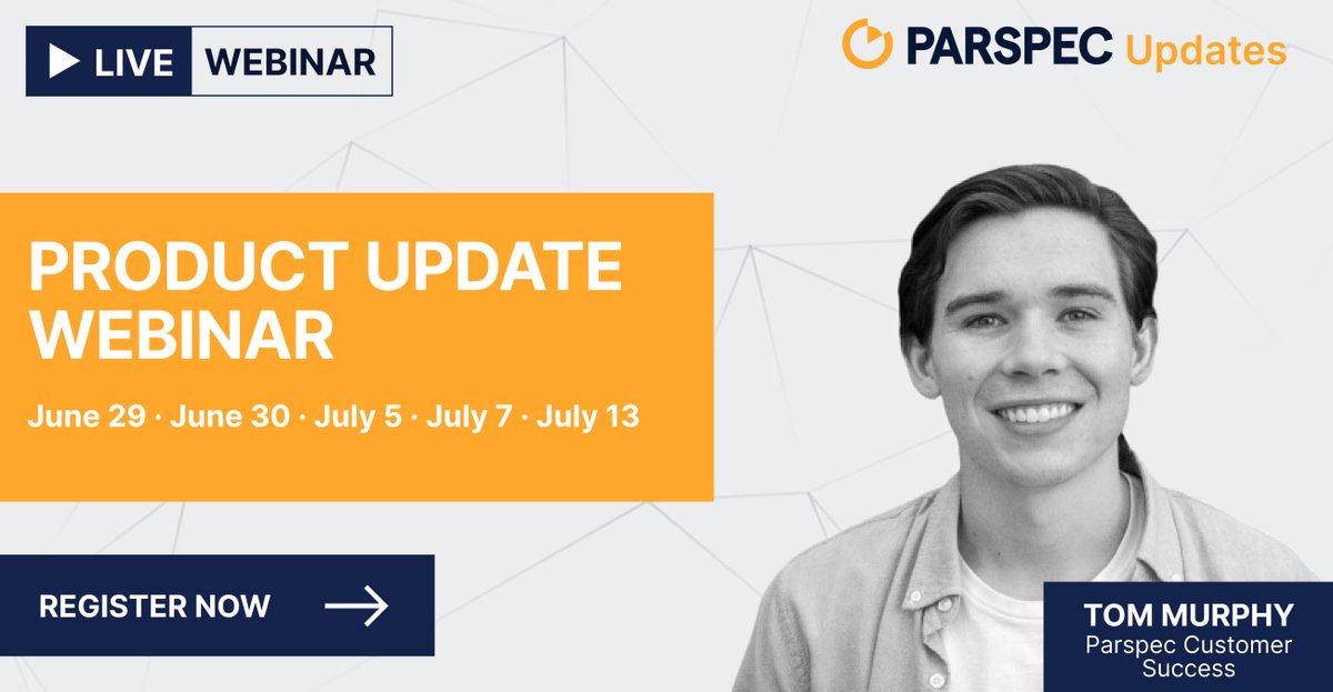 hello_parspec's tweet photo. Big things are happening at Parspec! π
Mark your calendars π
:
June 29, 30 | July 5, 7, 13
Dive into next-level powers in construction tech. Register π https://t.co/MiqjzqYEsh See you! π‘
#Parspec #ProductUpdate #constructiontech #optimizeyourworkflow #submittals #AEC #SAAS #ai https://t.co/YqWpG1BSwV