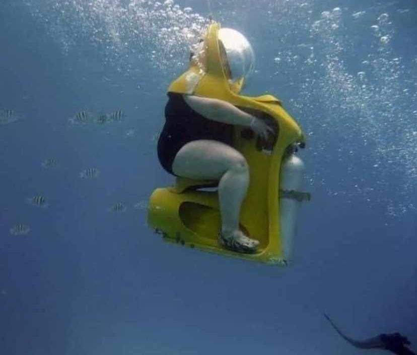 Eu: Se meu docinho estivesse nesse submarino