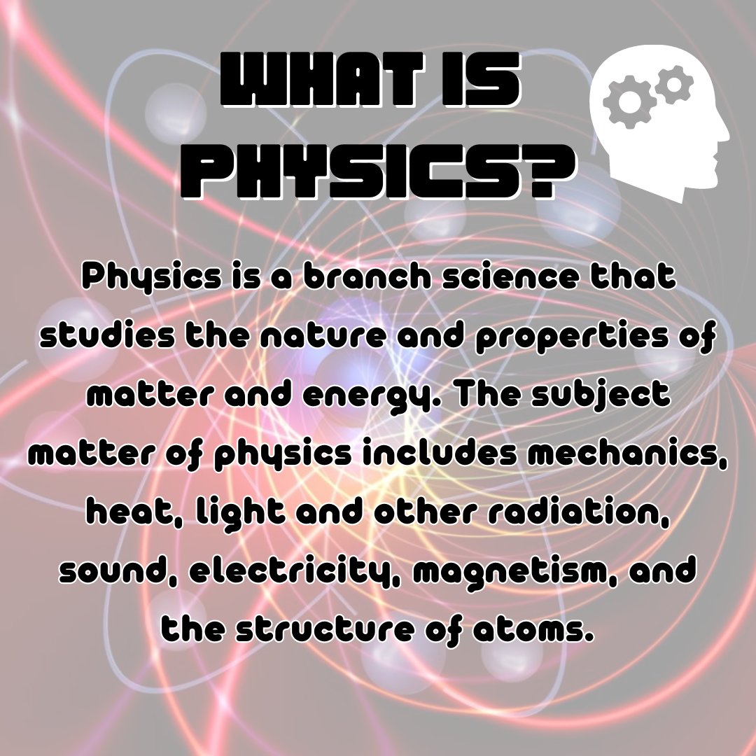 If you are ever curious about the properties of anything that physically exists, then study physics! 🧐 

#PHYSICS #ENGINEERINGPHYSICS #NMSU #GOAGGIES