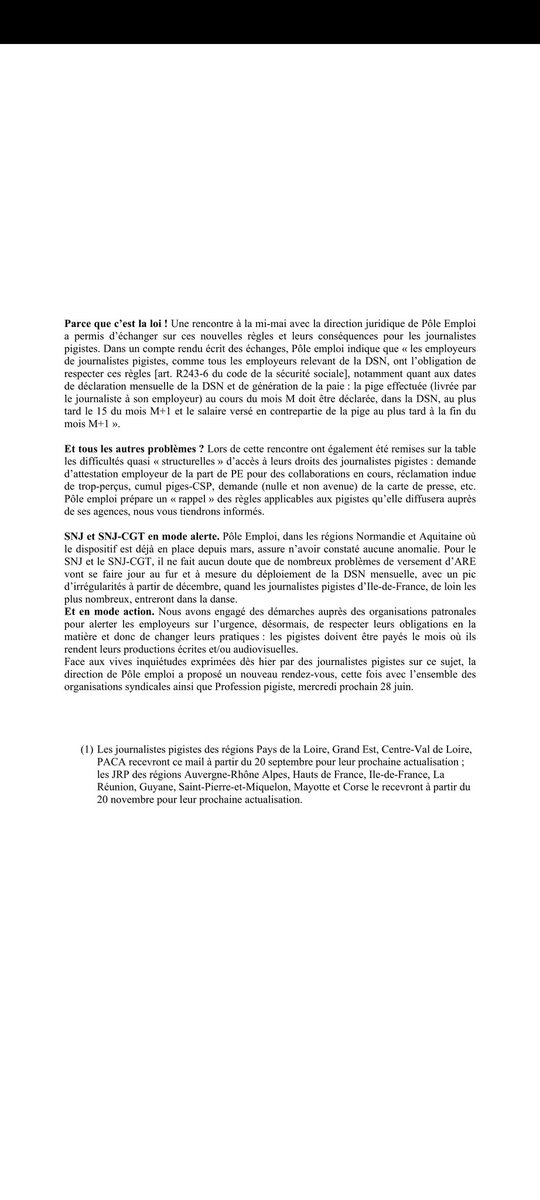 Pôle Pigistes SNJ tweet media