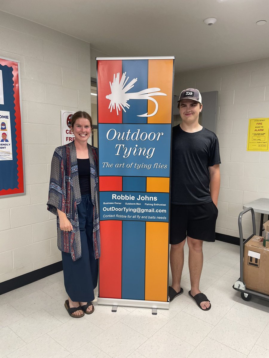 Wow!! Robbie has been  awarded a KPR LeapZone grant to purchase startup items. He had to make an extensive business plan create an expense sheet, and have an interview. Robbie is producing his own custom fishing lures. Contact OutDoorTying@gmail.com 
<a href="/kprschools/">KPRDSB</a> <a href="/KPRTandL/">Teaching & Learning in KPR</a>