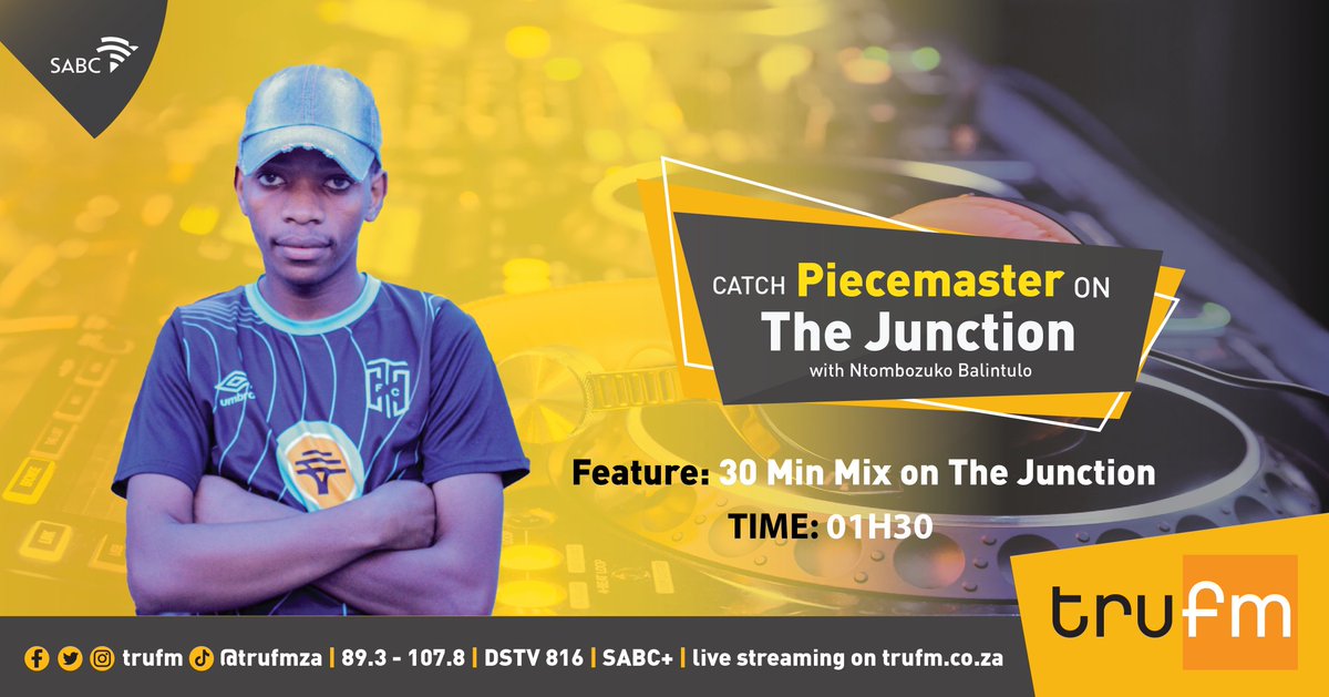 SiphosethuPiece's tweet photo. Gqom mix at TruFM at 01h30 am. Please don't miss out. #Asilali https://t.co/ErApDu4dWM