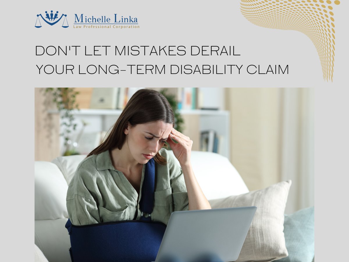 Stay informed and take the right actions to protect your rights and obtain the benefits you deserve. Don't let these mistakes derail your long-term disability claim.

linkalaw.ca/long-term-disa…

#ontariolawyers #torontolawyer #personalinjurylawyer