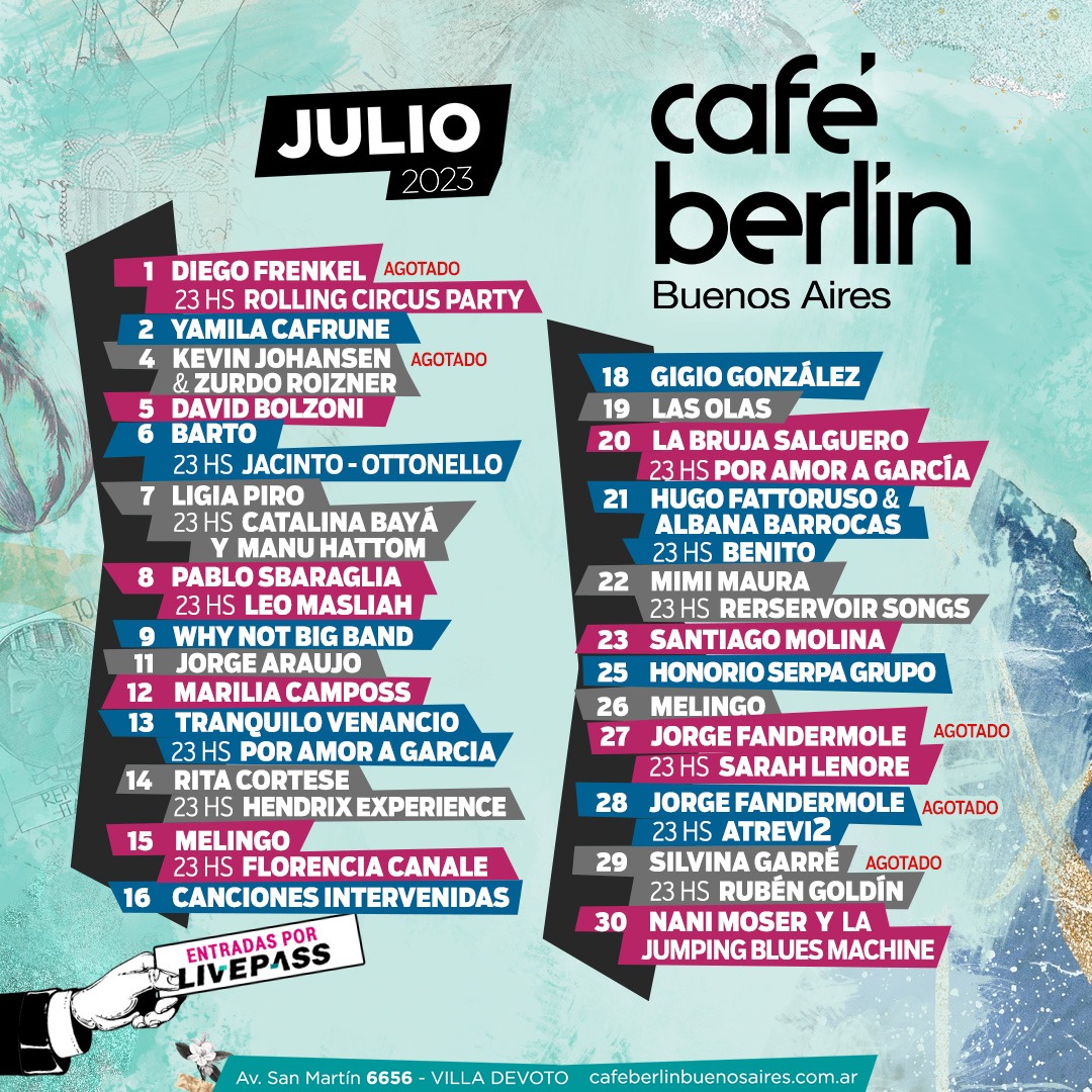 Julio en Café Berlín.