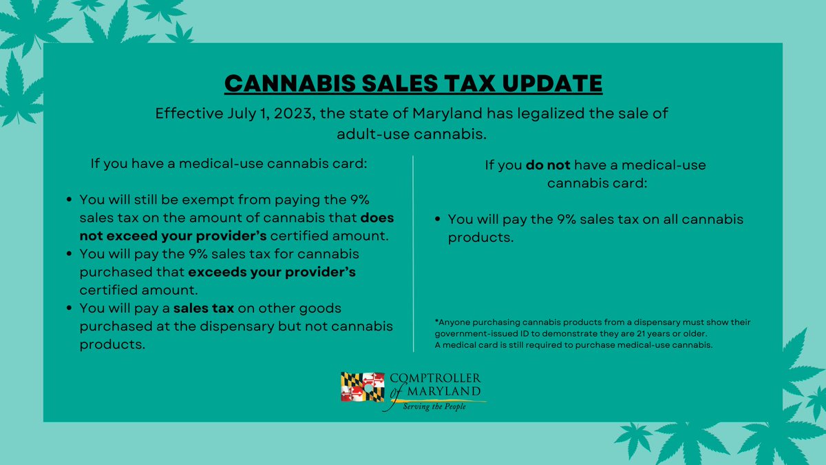 Starting on July 1, 2023, adults can legally use cannabis for recreational purposes. Anyone purchasing cannabis products from a dispensary must show their government-issued ID to demonstrate they are 21 or older.  A medical card is still required to purchase medical-use cannabis.