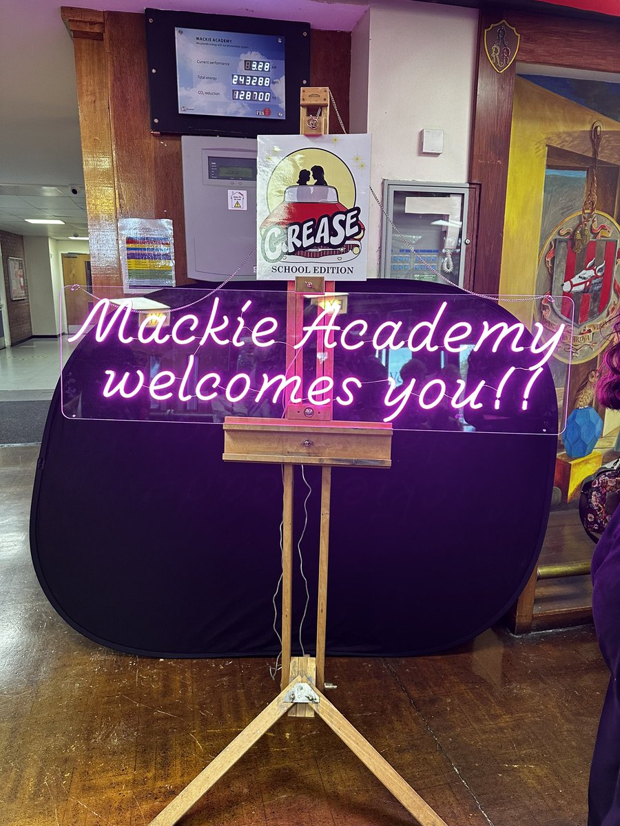 Looking forward to tonight’s show of ‘Grease’ @MackieAcademy good luck to all those performing tonight @MackieMusic1