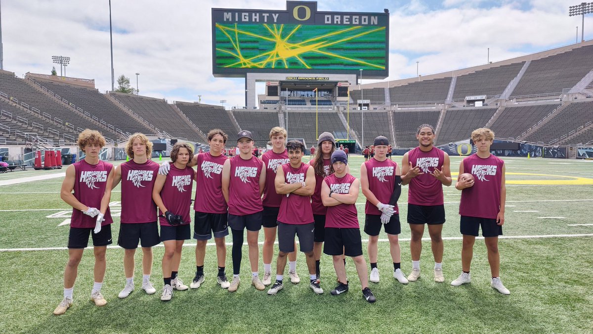 TD Riverhawks Football at UofO 7v7.  Great experience and ready for tournament play. #tdeveryday
