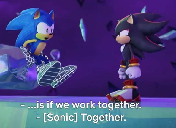 I can't wait to see these 2 in Sonic Prime. I feel like Shadow be all edgy on the outside,but deep down he secretly cares about his friends. And I like his voice in the trailer. #sonic #SonicTheHedeghog #sonadow