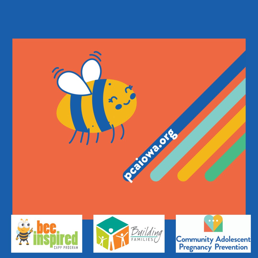 BeeInspiredCAPP's tweet photo. The Bee Inspired Program is 1 of the 20 CAPP Grantees. Serving Franklin, Hamilton, Humboldt, &amp; Wright Counties. For tips &amp; resources for 
✅Youth: https://t.co/81IZyqh09b
✅Adults:  https://t.co/isrzotz3sF
{3/3}
#LetsTalk #communication  #relationships #sexualhealth #birdsandbees https://t.co/le00WaZ5CF