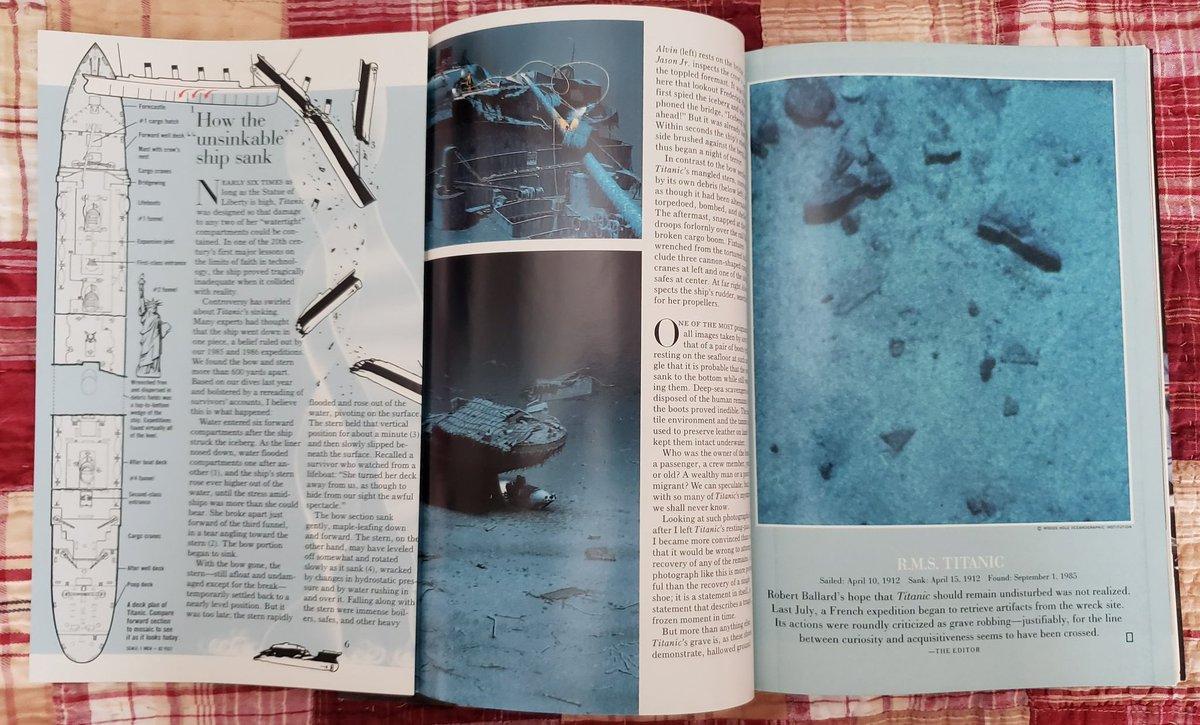 AmyThyrde's tweet image. When I read @DanEnRoute's comment about the shoes, I immediately thought of this haunting picture from @NatGeo (Oct '87) - a pair of boots on the ocean floor, the person who wore them long gone