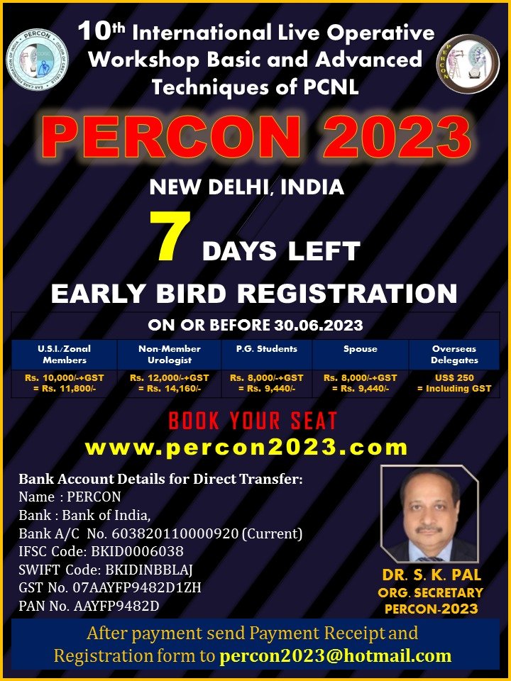 ONLINE REGISTRATION IS NOW OPEN
EARLY BIRD REGISTRATION WILL STOP ON JUNE 30TH 2023.
Kindly Visit our website for Registration percon2023.com