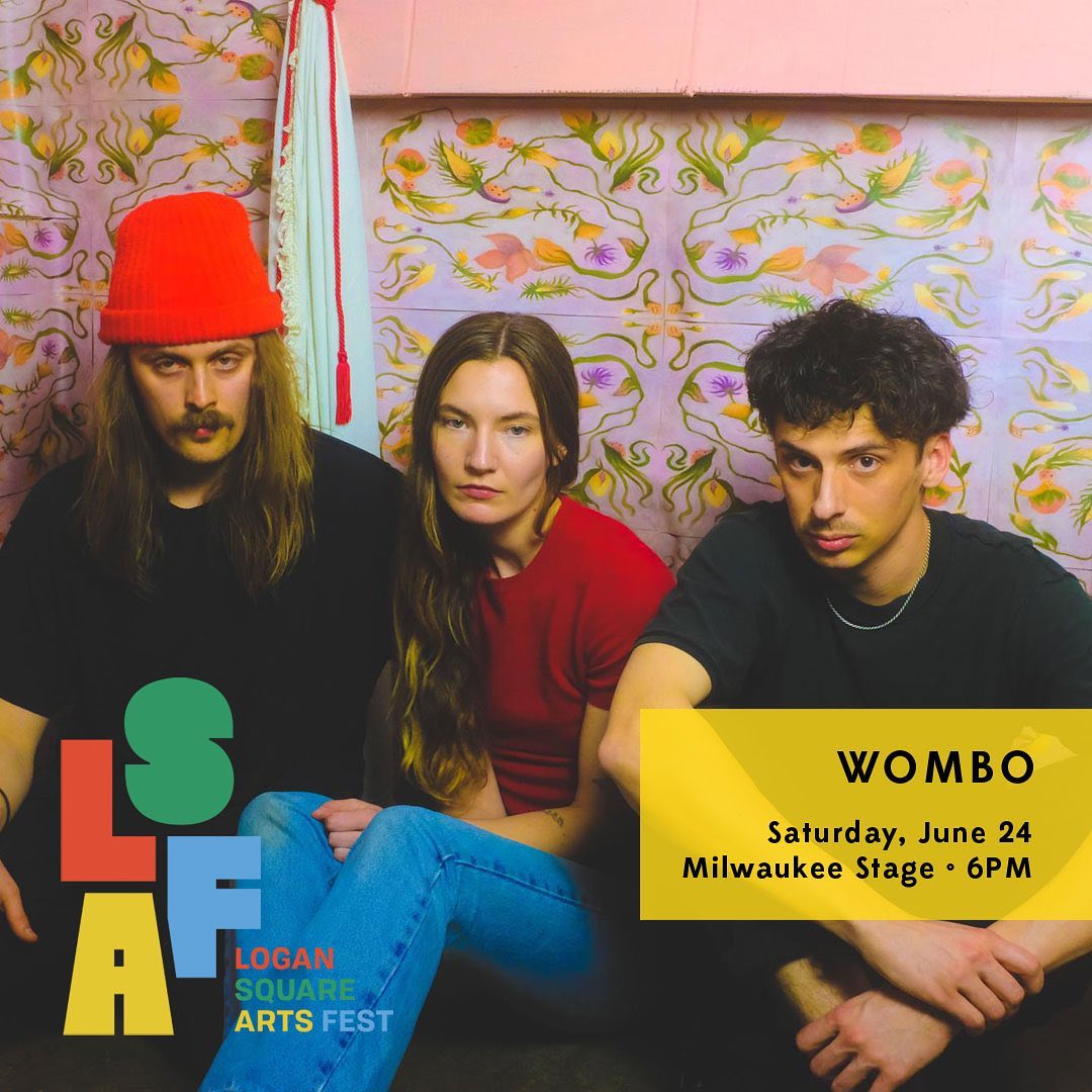 & don't miss @womborocks this weekend at the Logan Square Arts fest! Saturday 6pm on the Milwaukee Stage huge weekend for chicago fire talk heads 🤘 ffm.to/slab-ep
