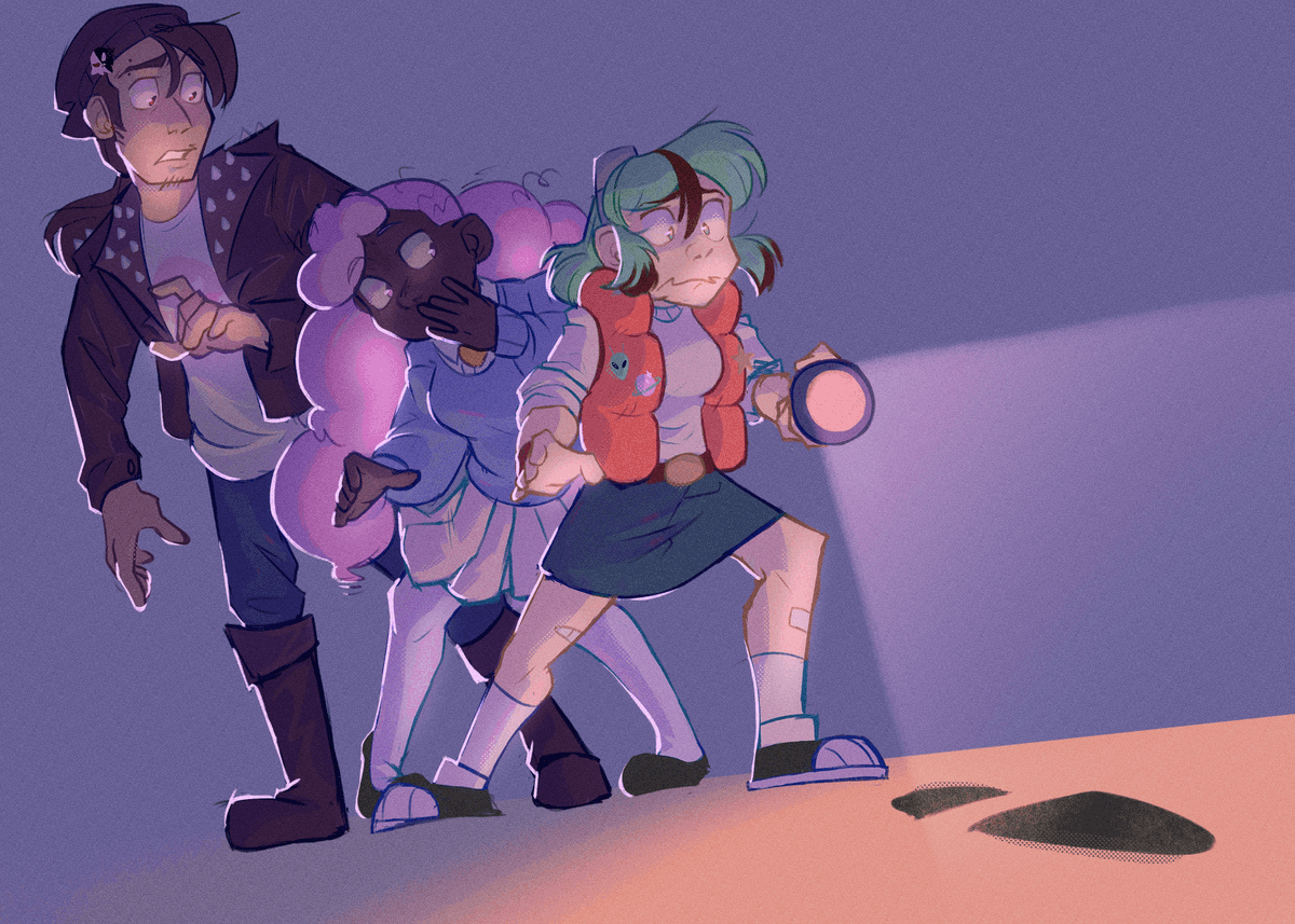 Naomystery_L's tweet photo. A wonderful commish by @nickkkdoesstuff
I love the lineart and the shadows so much!
My kidos are cool here, thanks again Nick!โจ๐๐
#commission #byhim #laurifriends #msa #MysterySkullsAnimated #mysteryskulls #headcanon #msanextgen #lewrel #vithur https://t.co/pbfkxrxkpe