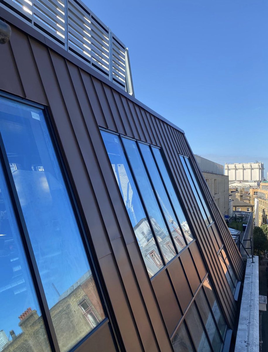 salmon_group's tweet photo. 🏢 Kodak Building, London
.
.
🟫@VMZINCUK Pigmento Brown Mansard Roofing Including Non-Combustible Build Up Including @TataSteelUK, @ROCKWOOLUK & #Nvelope
🟫PC: @gilbertashnews
🟫Architect: @BarrGazetas
🟫Supplier: @ALM_ALMHM
.
.
https://t.co/8hdDsWzRpw https://t.co/zjNo3lNY0f