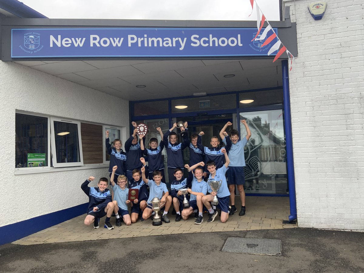 NewRowPS's tweet photo. So proud of each and every one of our boys and girls in Year 7, and all of New Row! But we couldn’t let this group of boys head off on their last day without one last look at all their footballing achievements. What a credit to them all, deserves to be celebrated! 🎉🏆⚽️ https://t.co/IdqjLRFB59