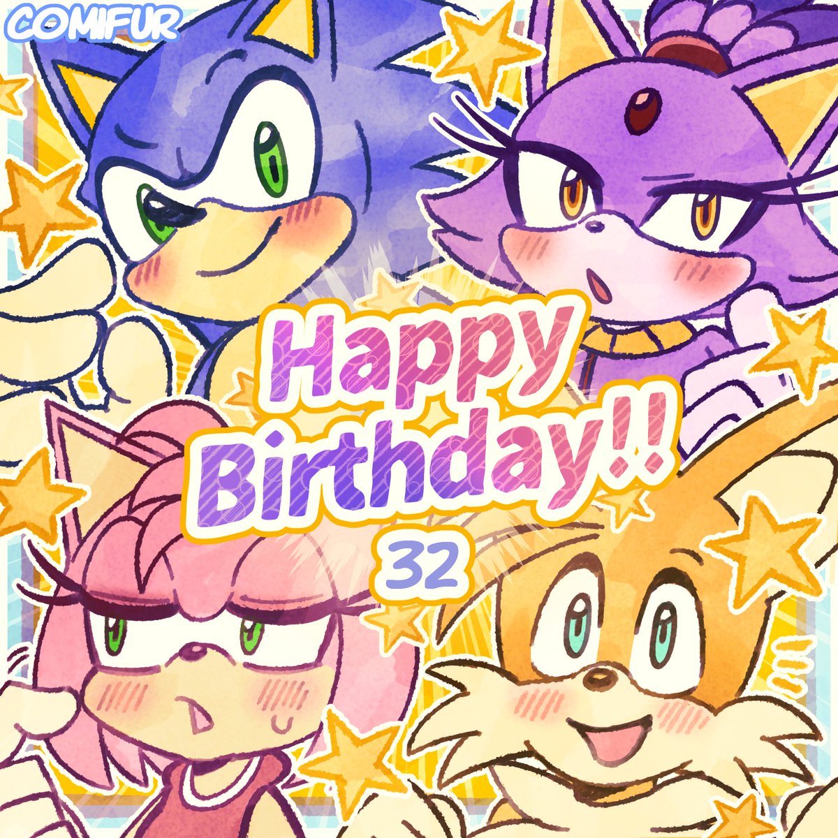 HAPPY BIRTHDAY SONIC!! ⭐
#SonicTheHedgehog #Sonic32nd